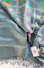 Premium Silk linen with Jamdani weaving 4
