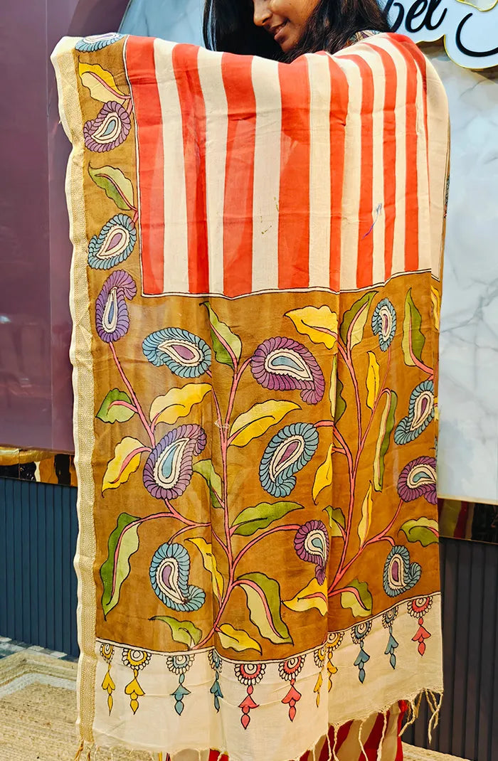 Pure Pen kalamkari Salwar 1 Secondary image