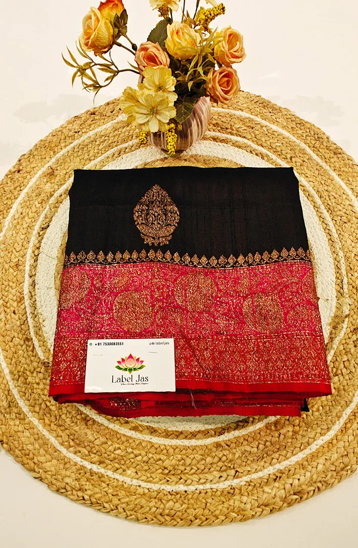 Pure Banarasi  Raw Silk Saree 5