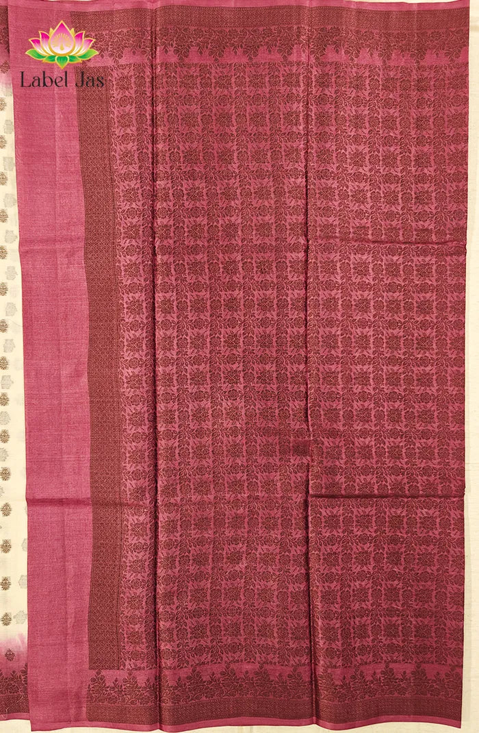 Tussar Saree with Banarasi Motifs 7
