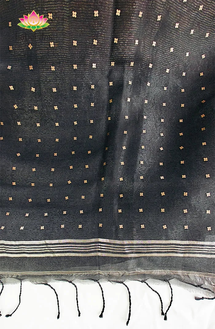 Pure Muslin organza saree 1
