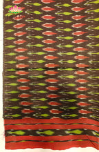 Mercerized Ikkat Cotton Saree 8