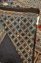 Ajrakh Premium Taj Cotton Saree 4