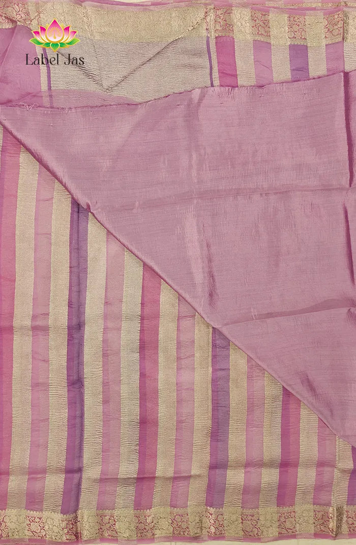 Premium Tissue organza  Silk Saree 4 Secondary image