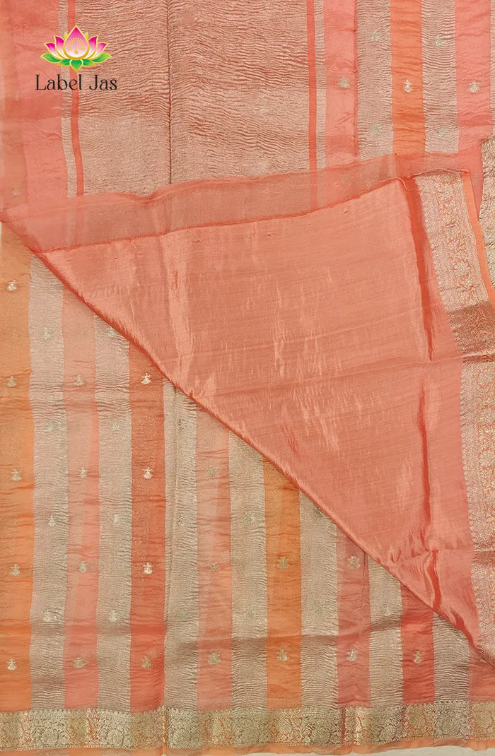 Premium Tissue organza  Silk Saree 2 Secondary image