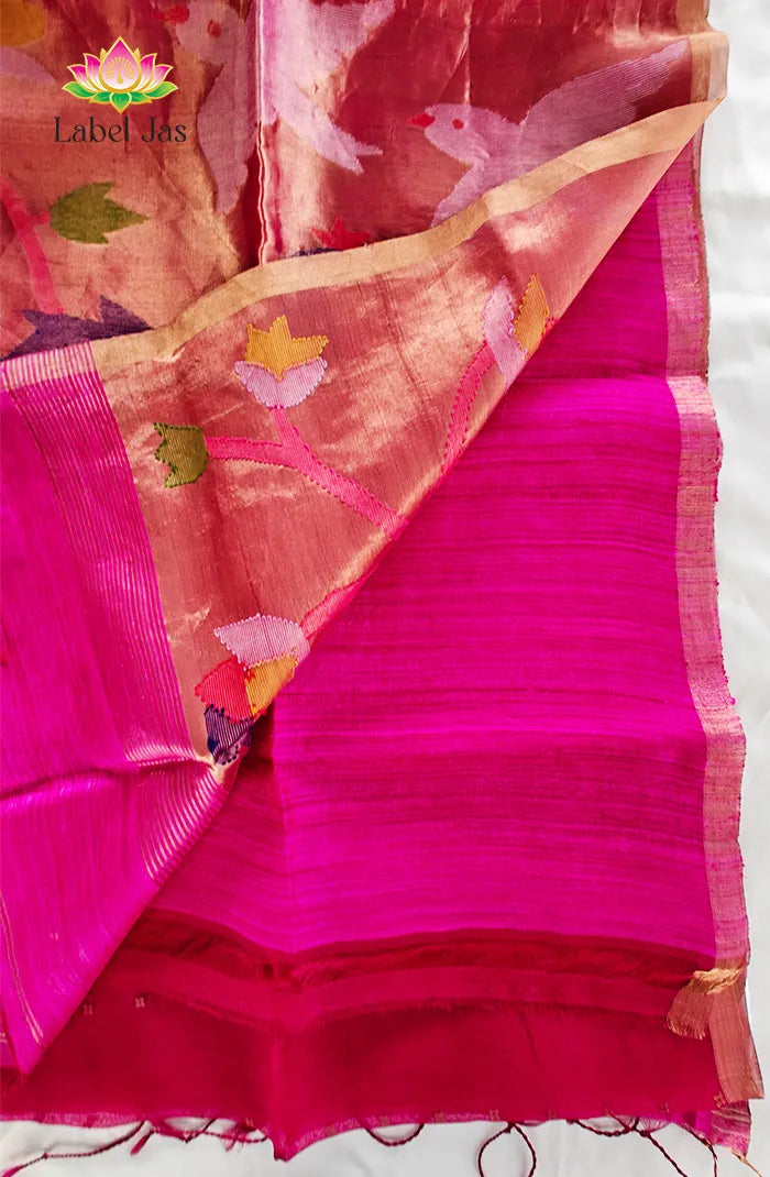 Pure Muslin organza saree 12
