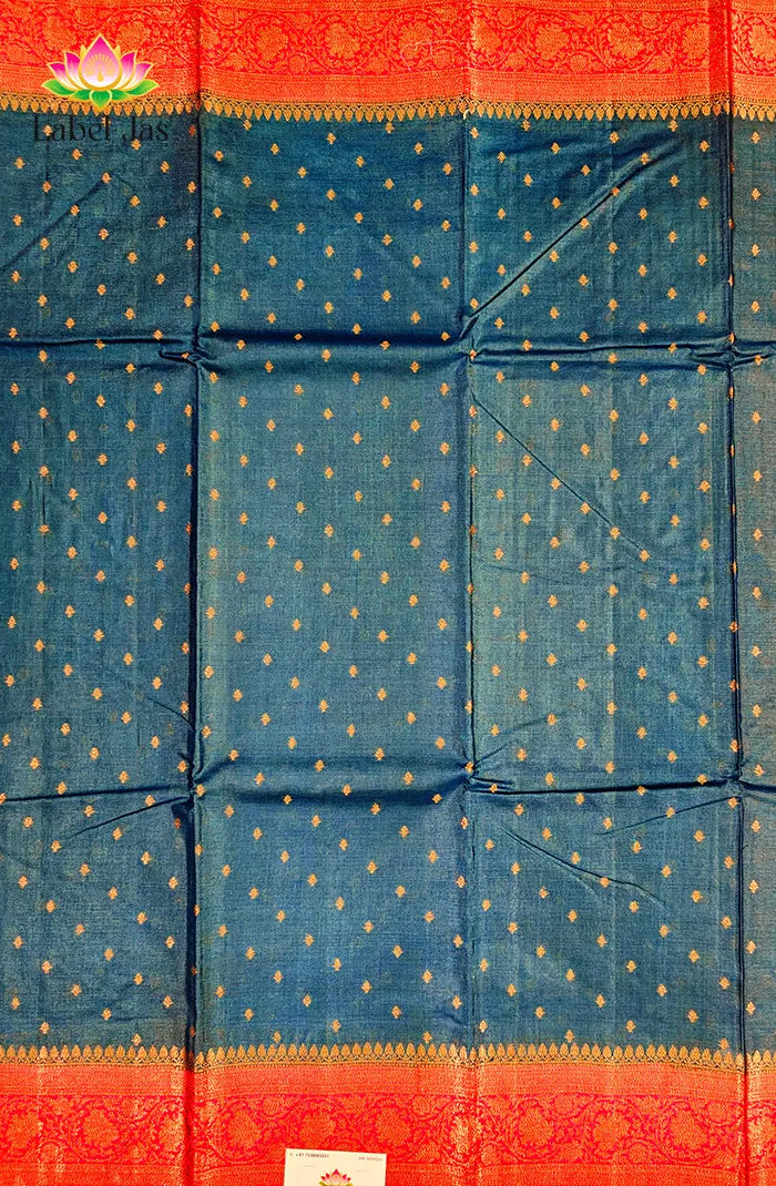Tussar Saree with Banarasi Motifs 3