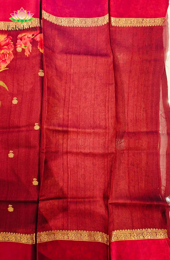 Tussar Georgette Saree 3
