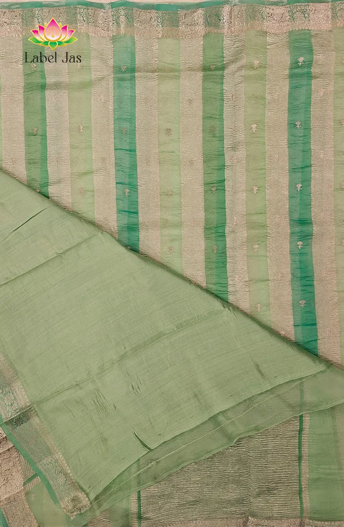 Premium Tissue organza  Silk Saree 5 Secondary image