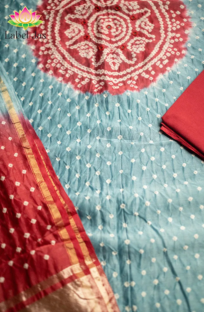 Chanderi Silk Bandhini Salwar_8