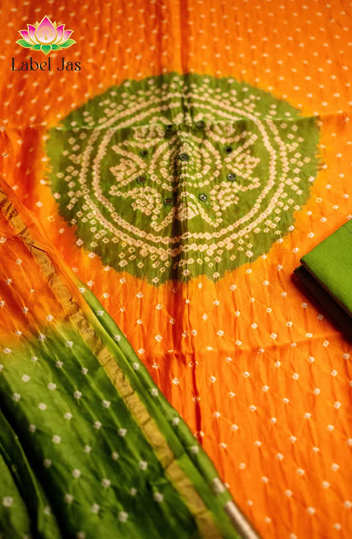 Chanderi Silk Bandhini Salwar_3