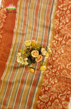 Pure  Linen Saree with Digital print 11