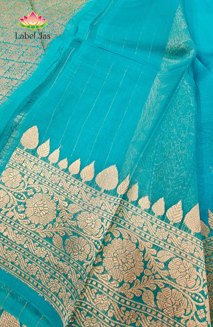 Premium Kora organza Banarasi Silk Saree 4