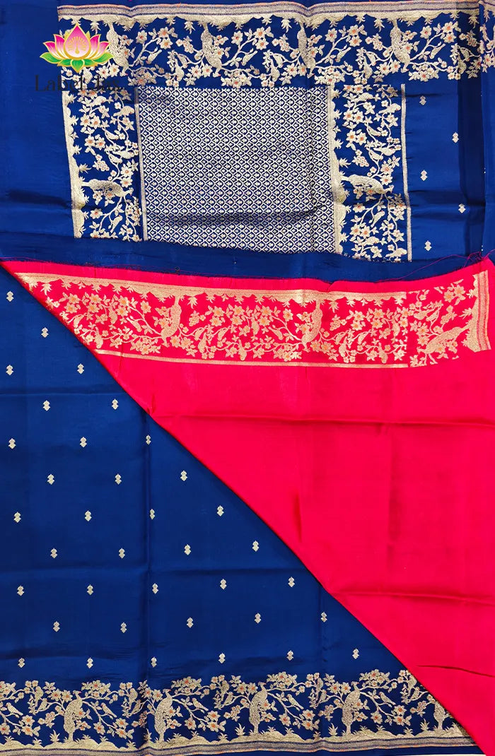 Premium Chiniya Silk Saree 6 Secondary image