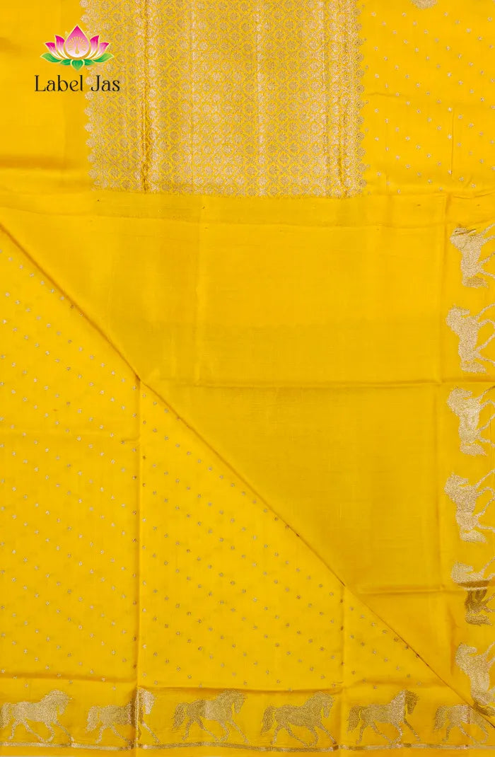 Premium Chiniya Silk Saree 5 Secondary image