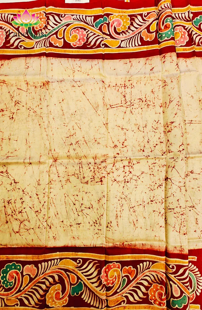 Tussar Batik Saree 2