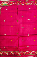 Desi Tussar with Kutch Work Saree 3