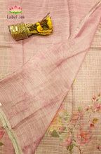 Pure Digital Linen  Tissue Saree 1
