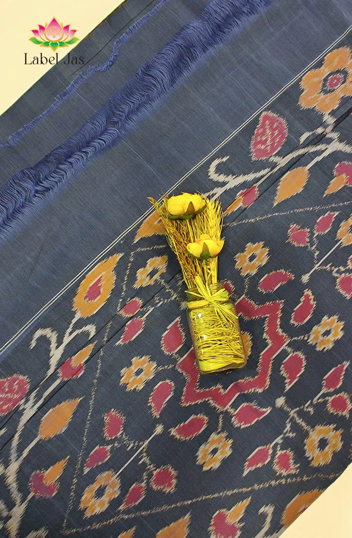 Premium Double Ikkat Saree 2
