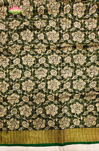 Pure  Linen Saree with Digital print 5