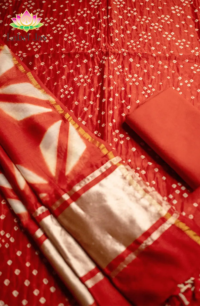 Chanderi Silk Bandhini Salwar_14