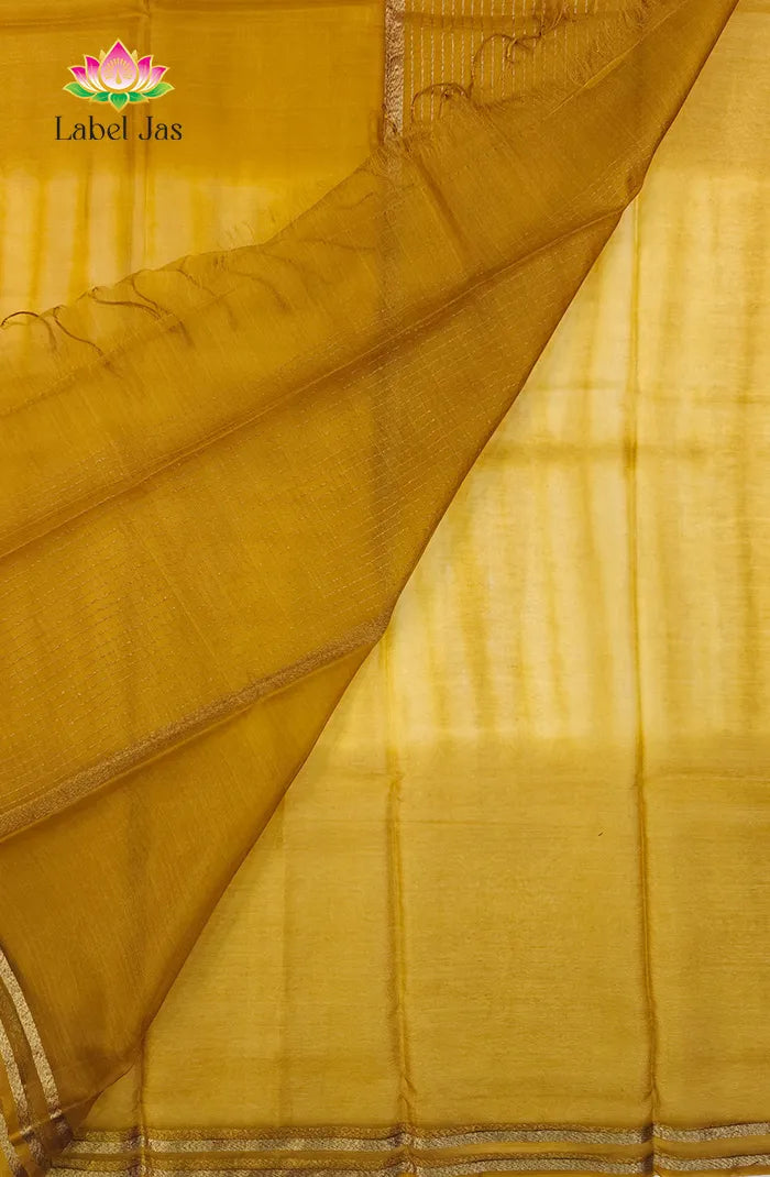 Semi Organza Saree 3 Secondary image