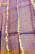 Shibori with Zari Checks Printed Saree 3