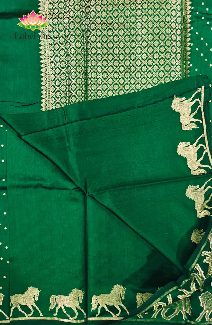 Premium Chiniya Silk Saree 2 Secondary image