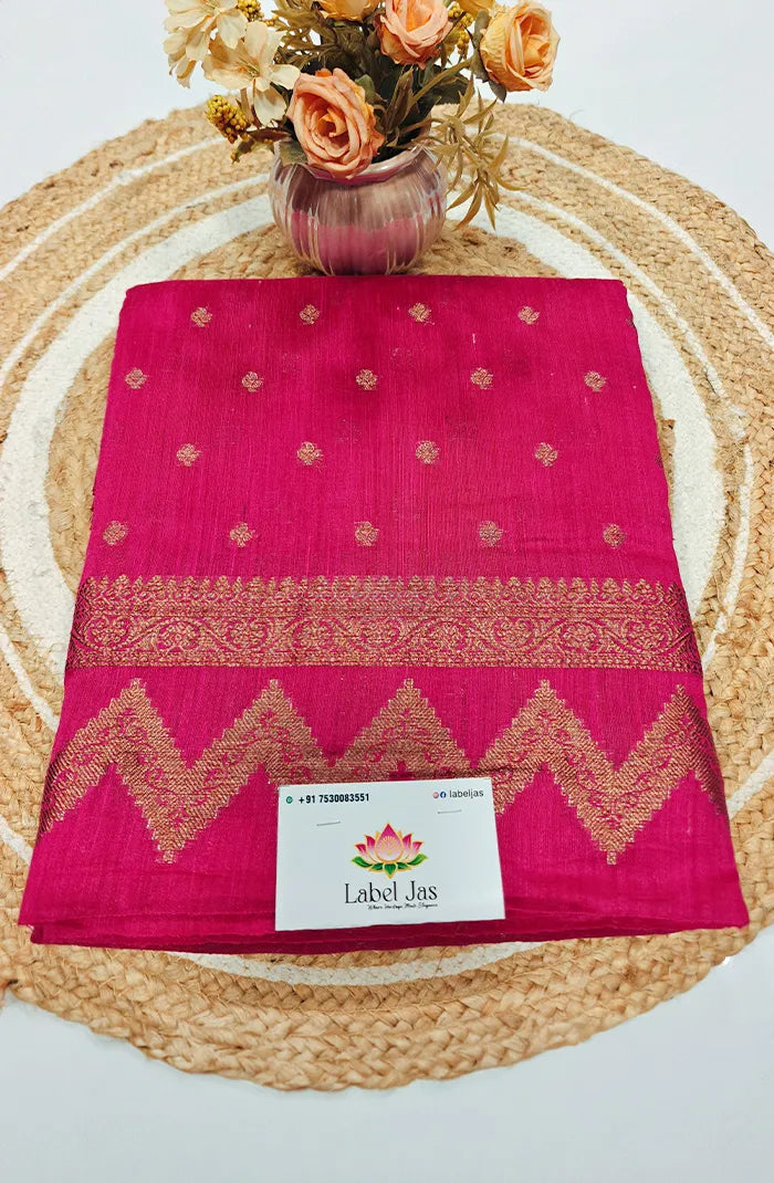 Premium Munga silk saree 5 Main image