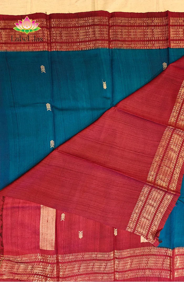 Premium Dupion Silk saree 4 Secondary image