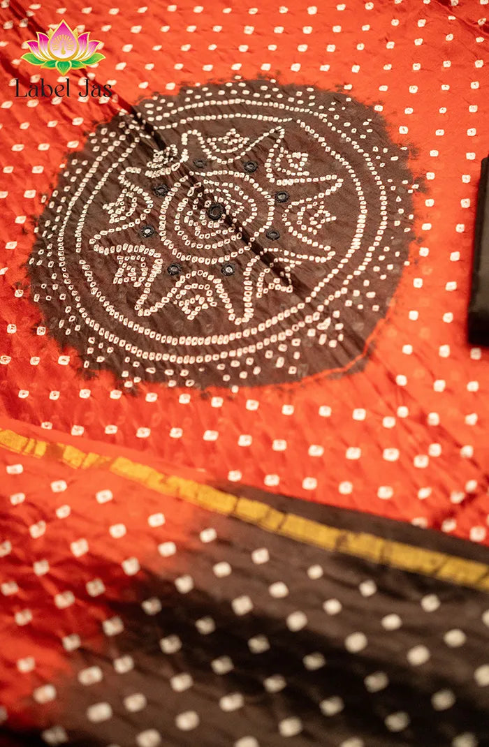 Chanderi Silk Bandhini Salwar_2