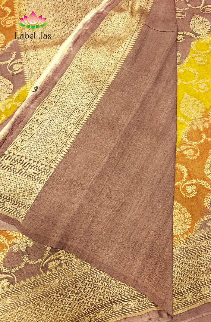 Tussar Munga silk saree 1 Secondary image