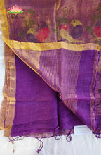 Pure Silk Linen Saree 7