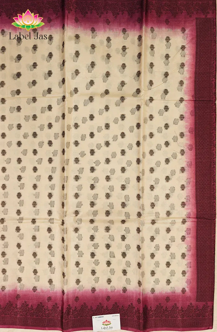 Tussar Saree with Banarasi Motifs 7