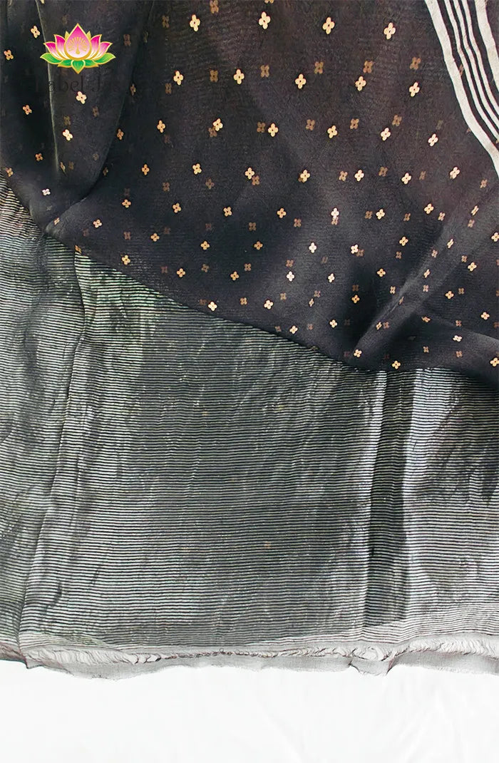 Pure Muslin organza saree 1