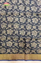 Pure  Linen Saree with Digital print 7