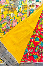 Pure Pen Kalamkari Silk Saree – 03