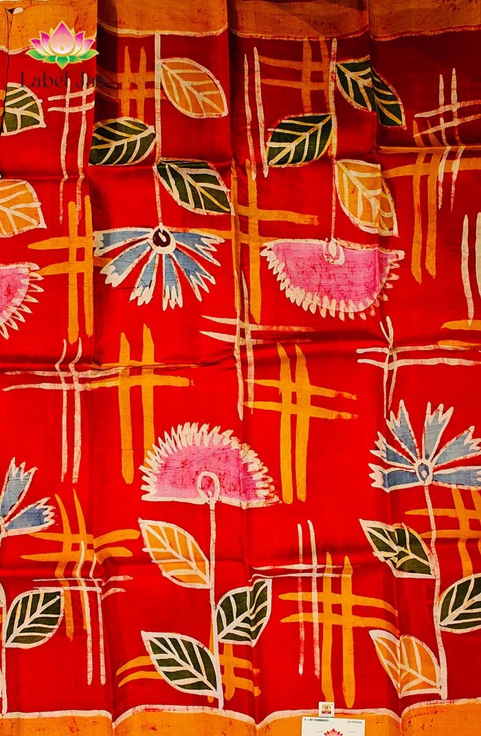 Tussar Batik Saree 5