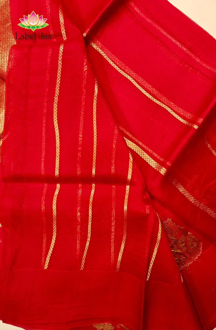 Pure Kora organza Banarasi Silk Saree 2
