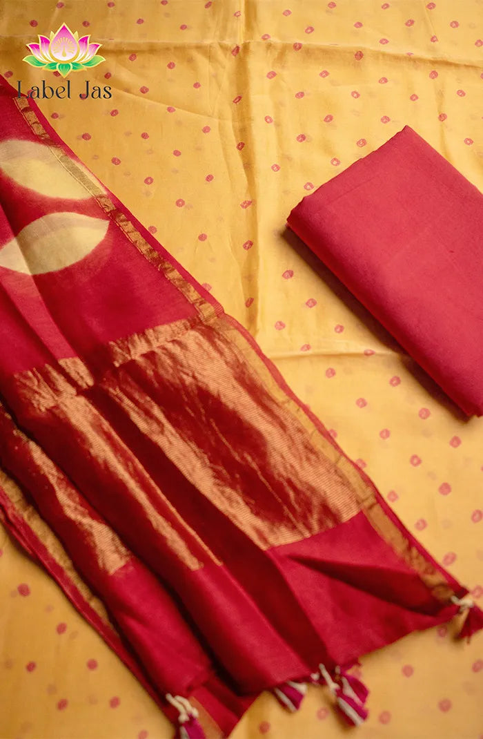 Chanderi Silk Bandhini Salwar_12
