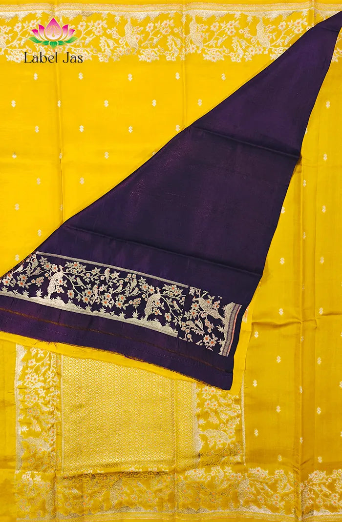 Premium Chiniya Silk Saree 7 Secondary image