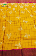 Shibori with Zari Checks Printed Saree 2