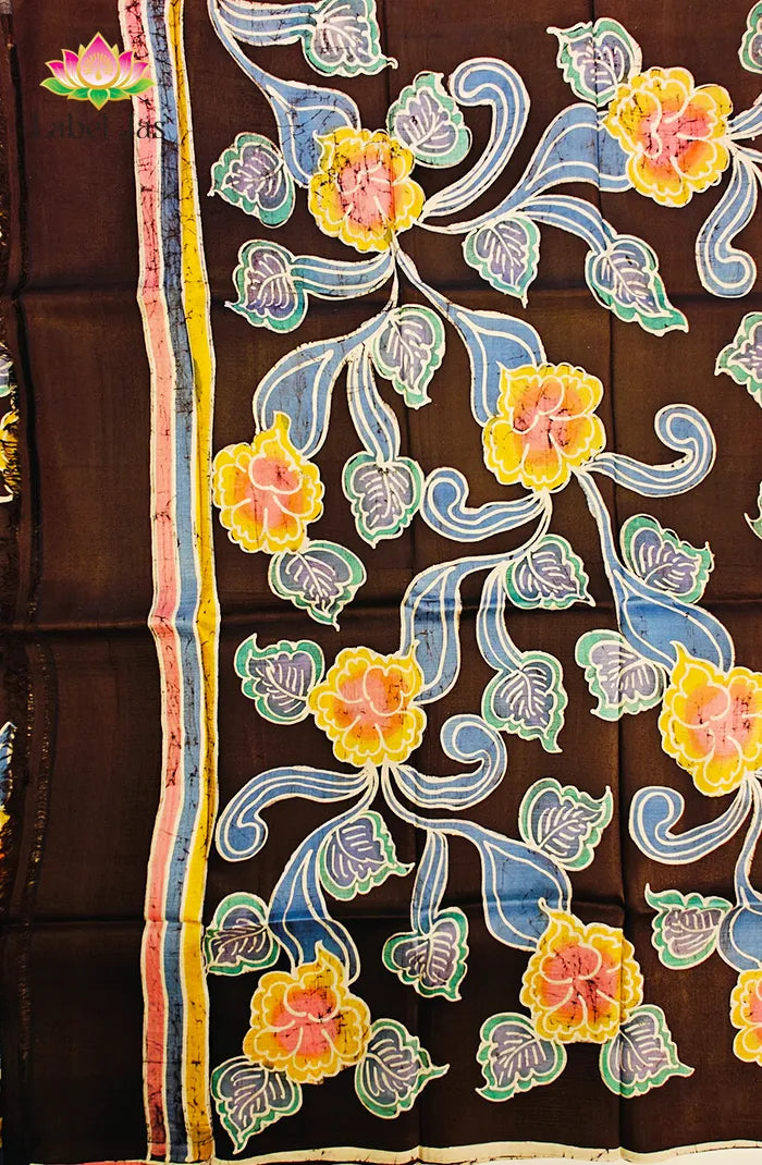 Tussar Batik Saree