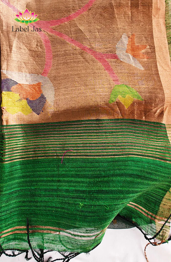 Pure Muslin organza saree 14