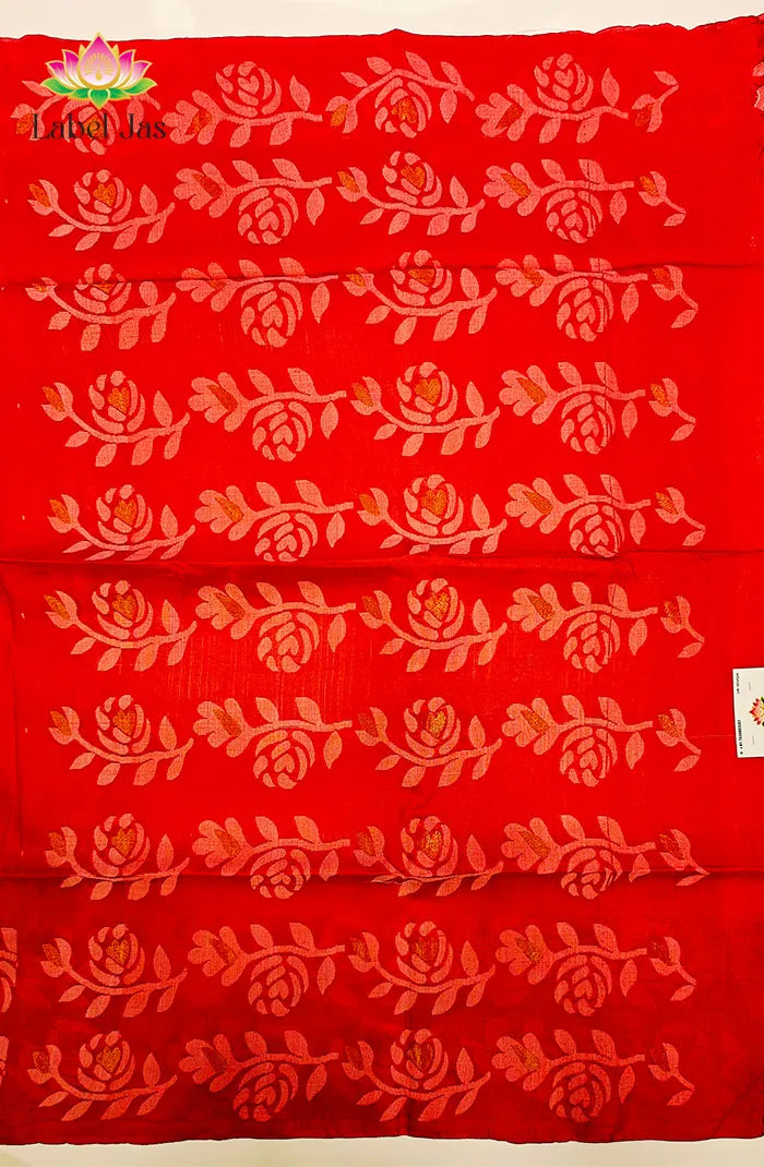 Rose Tussar Saree 3