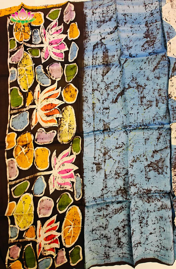 Tussar Batik Saree 4