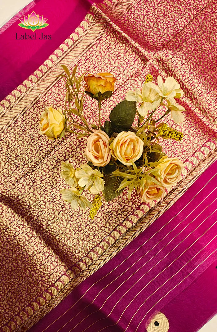 Premium Kora organza Banarasi Silk Saree 7
