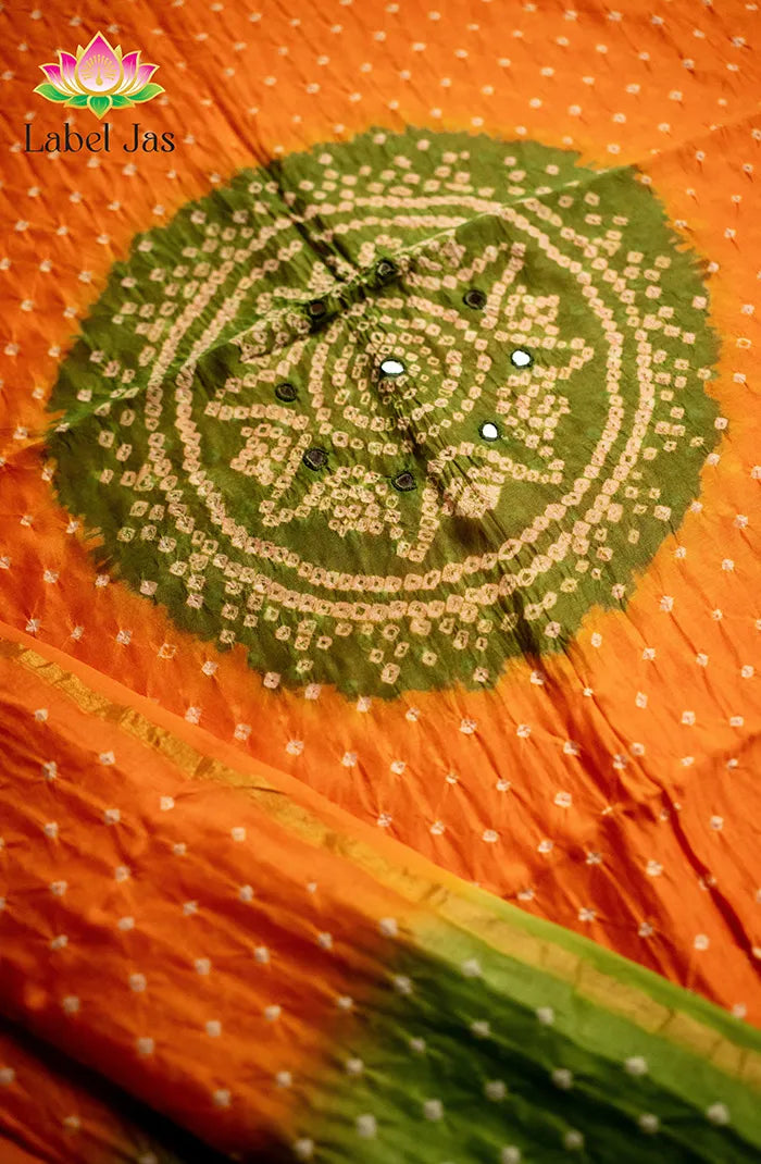 Chanderi Silk Bandhini Salwar_3