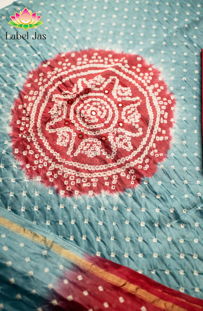 Chanderi Silk Bandhini Salwar_8