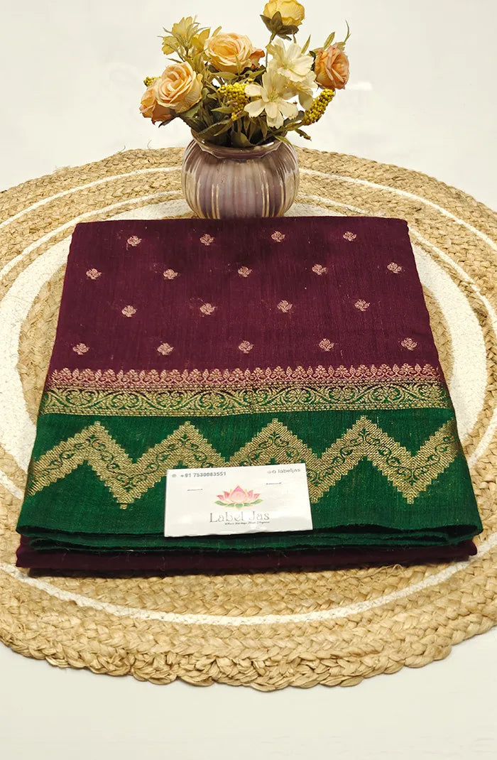 Premium Munga silk saree 2 Main image